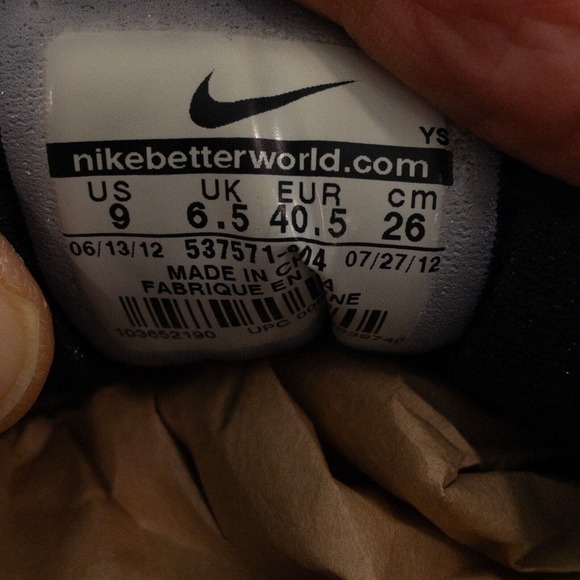 Nike Downshifter 5 Running Shoes Womens 9 Black Pink Sneaker 5357571-004 - Picture 9 of 9